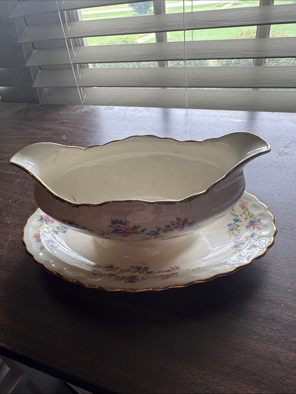 Vintage Porcelain Gravy Boat